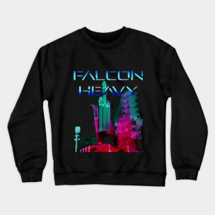 Falcon Heavy Purple Cobalt Crewneck Sweatshirt